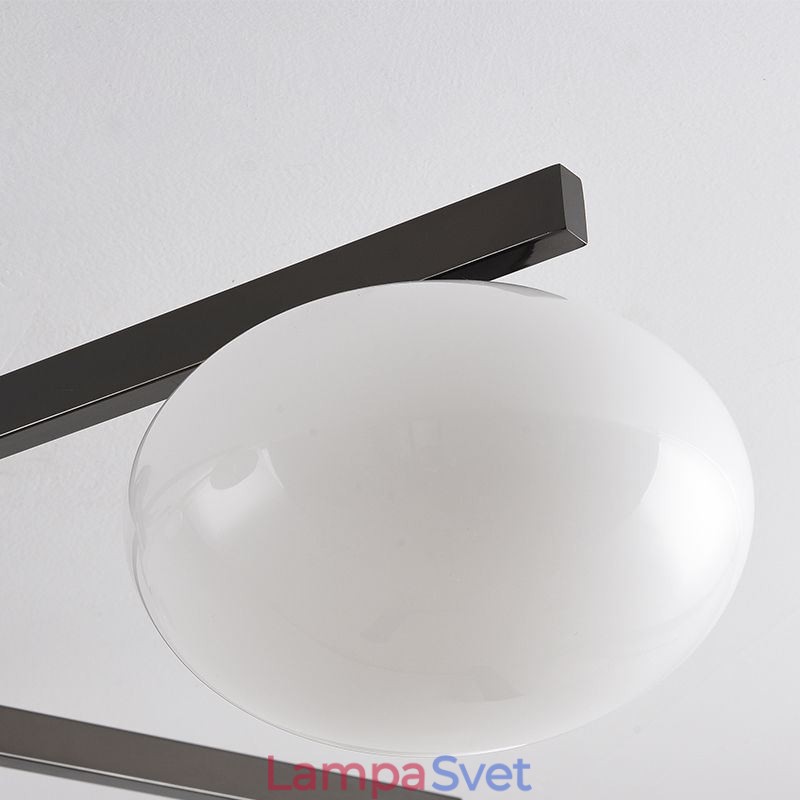 Kreatívne kované stropné svietidlo na zapustené sklo Nordic Glass