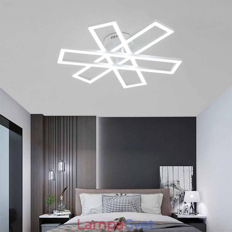 Minimalistické zapustené hliníkové umelecké stropné svietidlo pre veterný mlyn