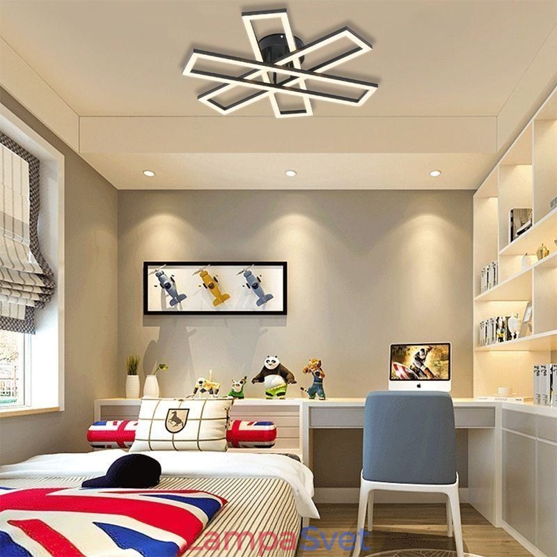 Minimalistické zapustené hliníkové umelecké stropné svietidlo pre veterný mlyn