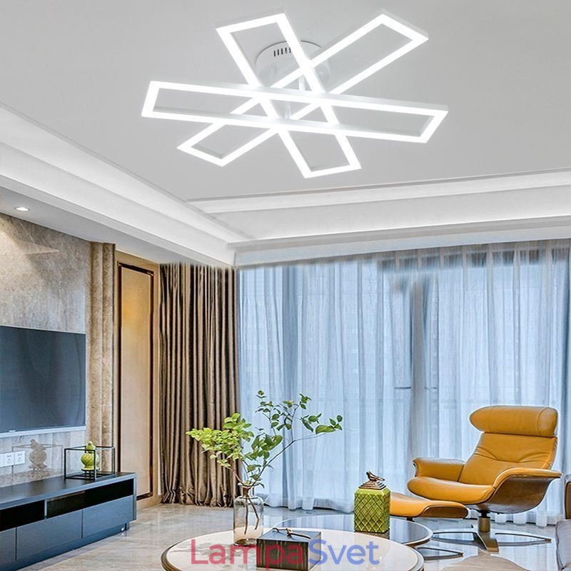 Minimalistické zapustené hliníkové umelecké stropné svietidlo pre veterný mlyn