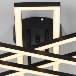 Minimalistické zapustené hliníkové umelecké stropné svietidlo pre veterný mlyn