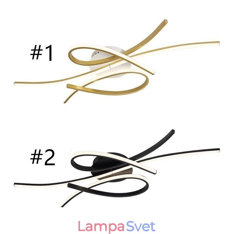 Minimalistické zapustené hliníkové umelecké motýľové stropné svietidlo