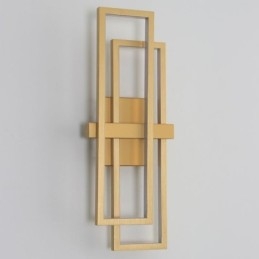 Minimalistické zapustené hliníkové umelecké geometrické štvorcové stropné svietidlo
