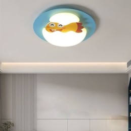 Kreslená moderná dekoratívna stropná lampa pod omietku