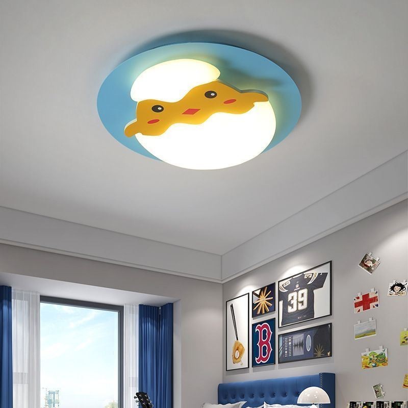 Kreslená moderná dekoratívna stropná lampa pod omietku