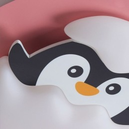 Kreslená moderná dekoratívna stropná lampa pod omietku