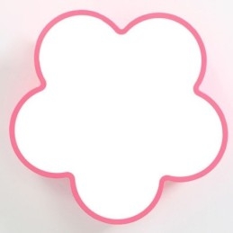 Kreslené stropné svietidlo moderného kvetinového zapusteného držiaka