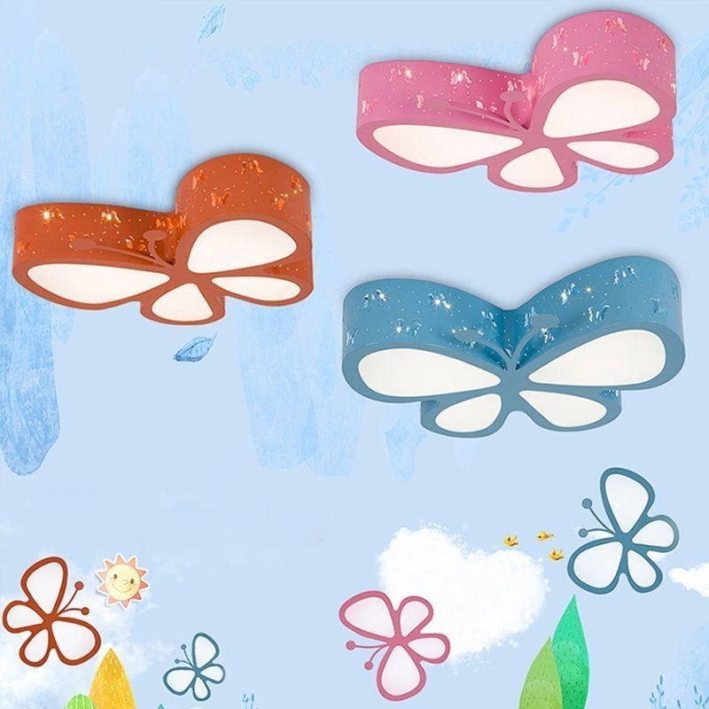 Súčasné kovové stropné svietidlo Butterfly