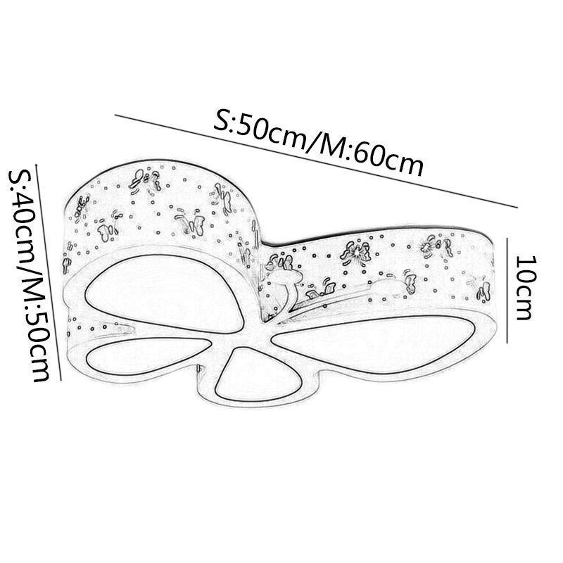 Súčasné kovové stropné svietidlo Butterfly