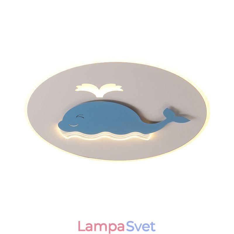 Moderné kreatívne stropné svietidlo veľryba stropné svietidlo