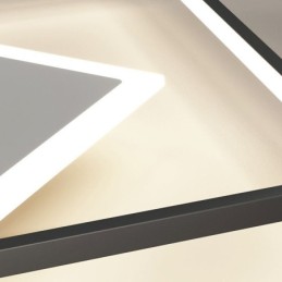 Moderné stropné svietidlo Geometrické štvorcové stropné svietidlo