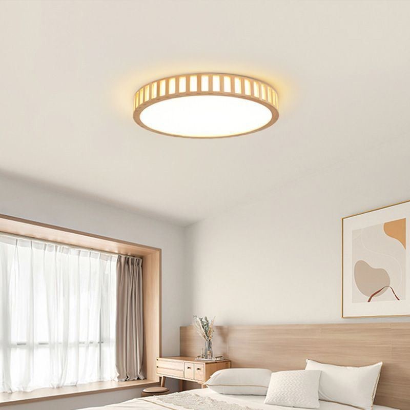 Japonská lampa drevené stropné osvetlenie