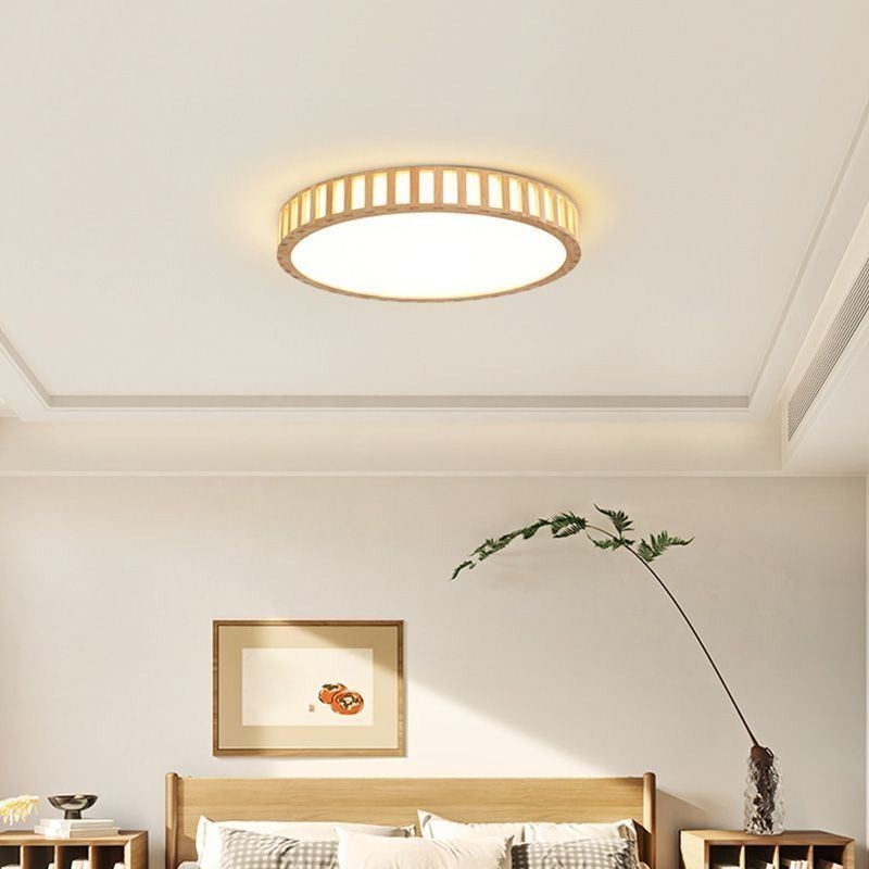 Japonská lampa drevené stropné osvetlenie