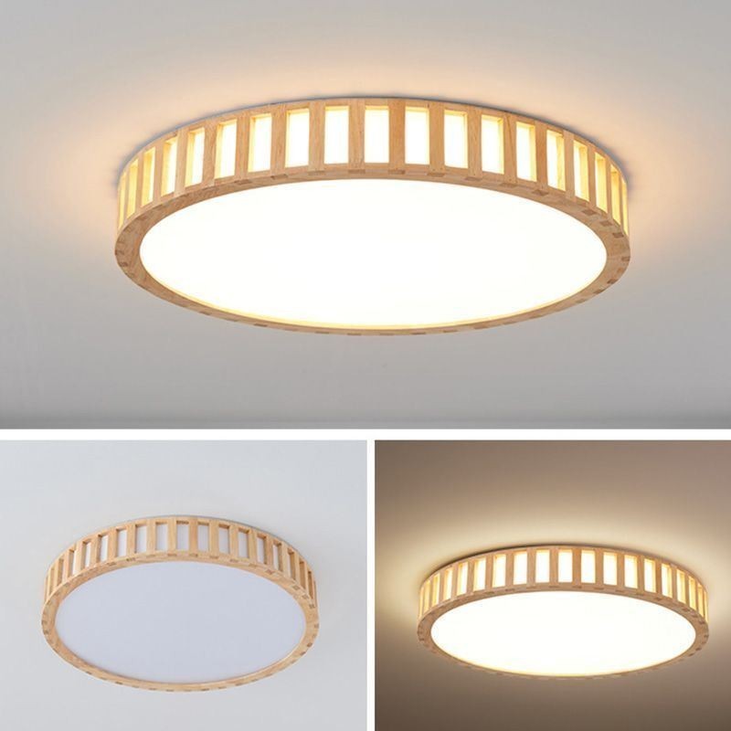 Japonská lampa drevené stropné osvetlenie
