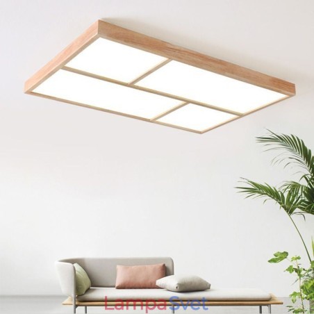 Moderné stropné svietidlo Minimalistické zapustené stropné svietidlo v štýle dreva Moderné stropné svietidlo Minimalistické zapustené stropné svietidlo v štýle dreva