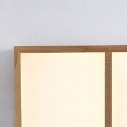 Moderné stropné svietidlo Minimalistické zapustené stropné svietidlo v štýle dreva