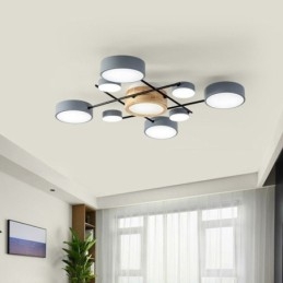 Moderná štvoruholníková stropná lampa na zváranie stropných svietidiel