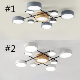 Moderná štvoruholníková stropná lampa na zváranie stropných svietidiel