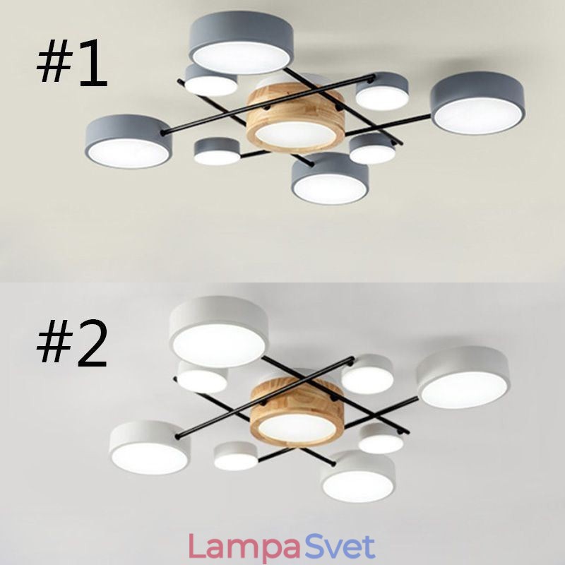 Moderná štvoruholníková stropná lampa na zváranie stropných svietidiel