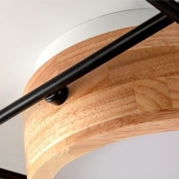 Moderná štvoruholníková stropná lampa na zváranie stropných svietidiel