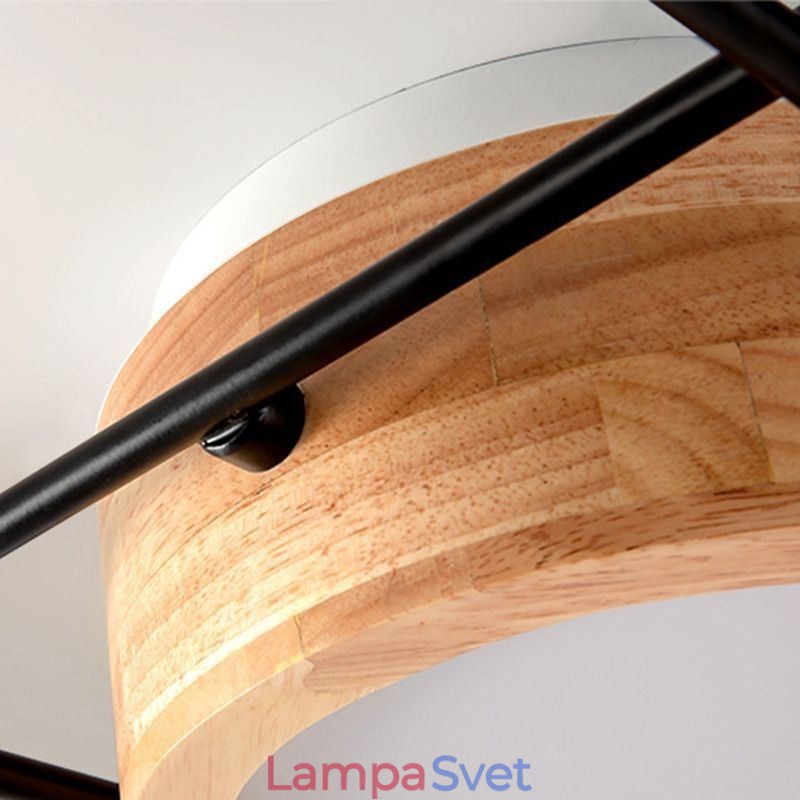 Moderná štvoruholníková stropná lampa na zváranie stropných svietidiel