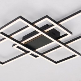 Moderné stropné geometrické štvorcové stropné svietidlo