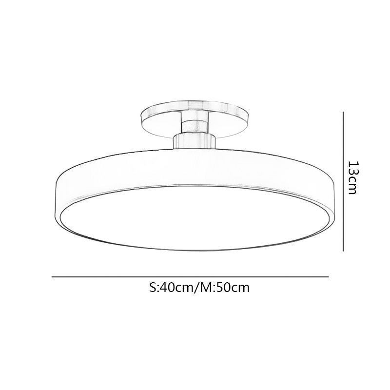 Moderné okrúhle stropné svietidlá akrylové stropné svietidlo