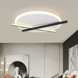 Nordic Ceiling Light Art Stropná lampa s dizajnom hodín