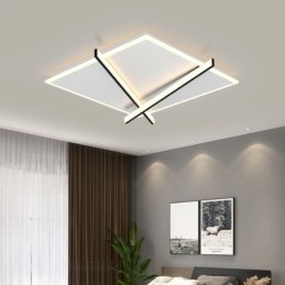 Nordic Ceiling Light Art Stropná lampa s dizajnom hodín