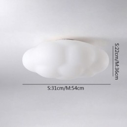 Severské stropné svietidlo v tvare oblaku