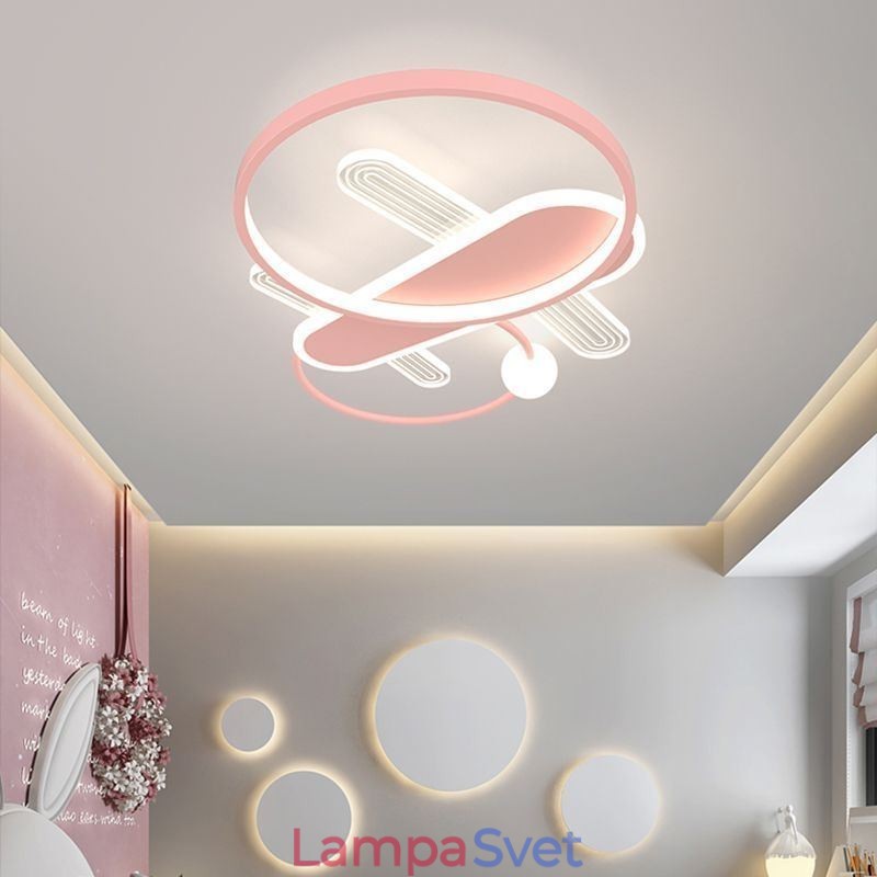Stropná lampa Cartoon Plane Stropné svetlo