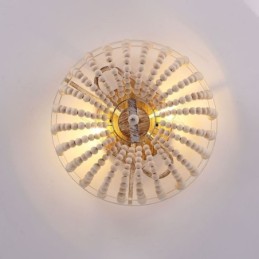 Farmhouse Wood Beaded zapustené Celling Light 3 svietidlo
