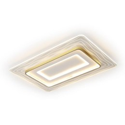 Obdĺžnikové zapustené minimalistické akrylové ultratenké stropné svietidlo