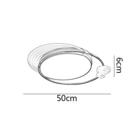 Zapustené stropné svietidlo s diaľkovým ovládaním