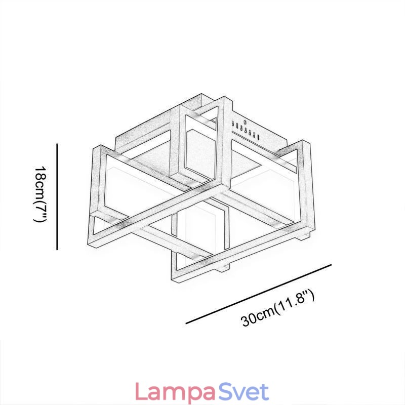 WiFi Smart stropné svietidlo zapustené stropné svietidlo