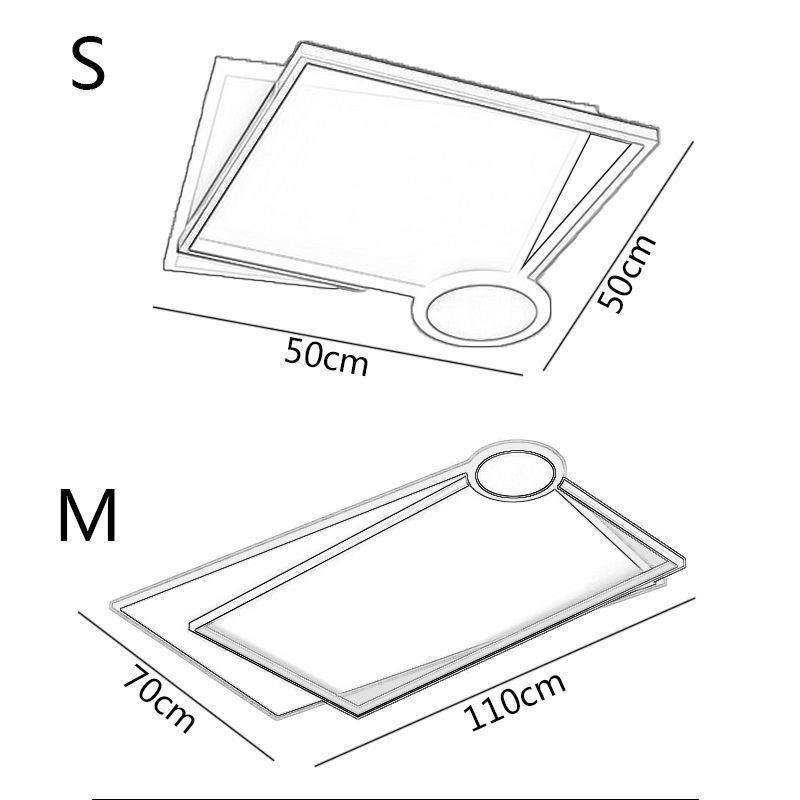 Zapustené minimalistické stropné svietidlo