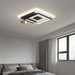 Geometrické zapustené akrylátové stropné svietidlo