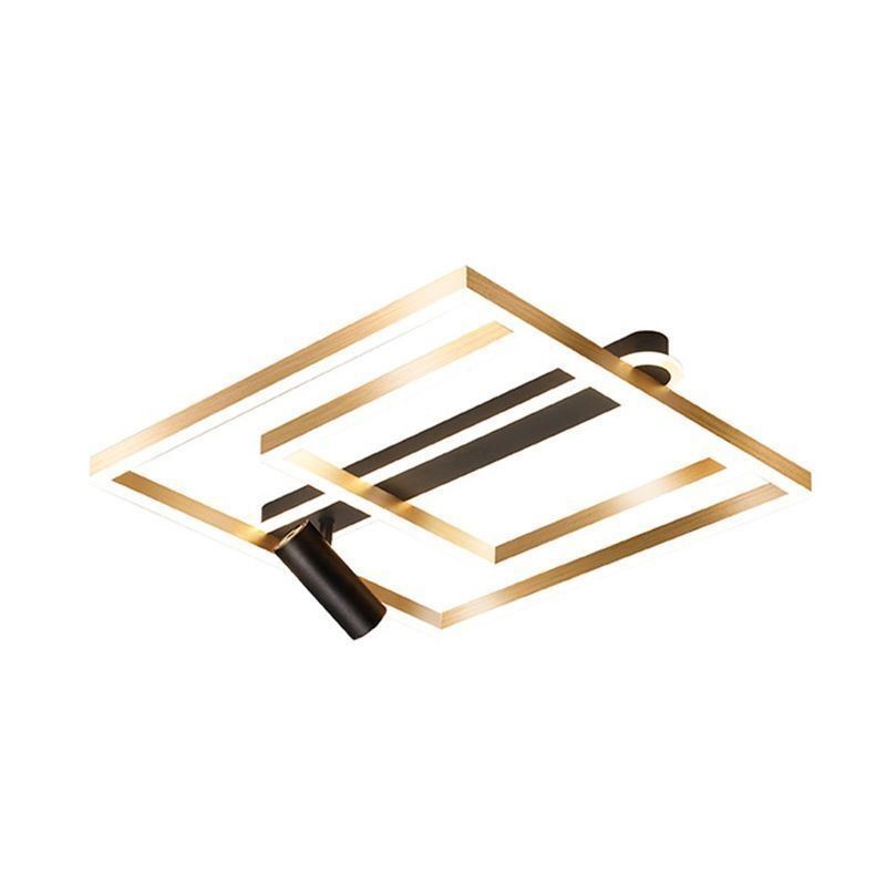 Zapustené minimalistické akrylové stropné svietidlo