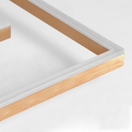 Zapustené minimalistické akrylové stropné svietidlo