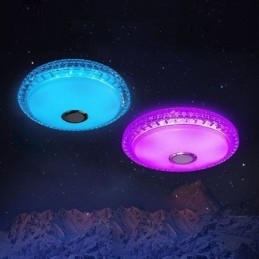 Zapustené stropné svetlo Diaľkové ovládanie APP Bluetooth Music Speaker Light