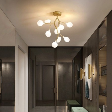 Zapustené stropné svietidlo Nordic Branches