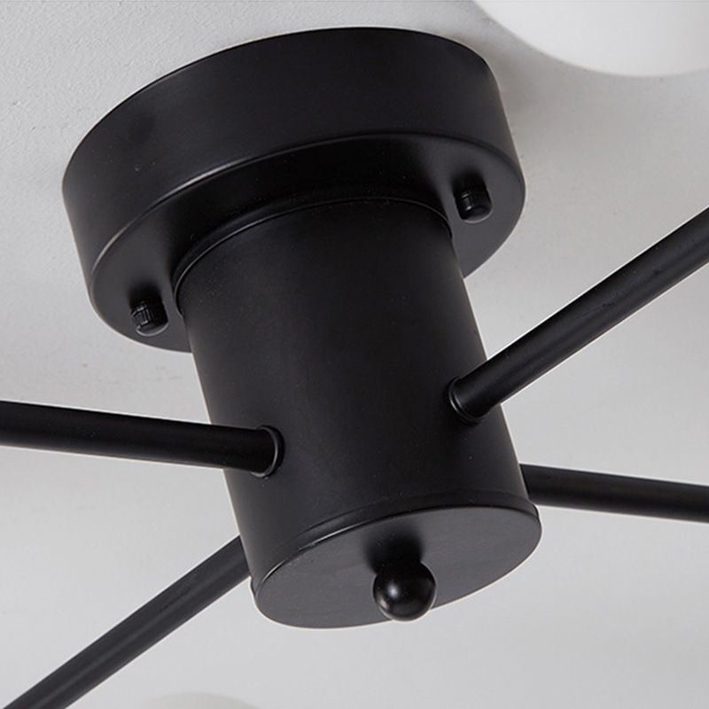 Sklenené guľôčkové stropné svietidlo Magic Bean