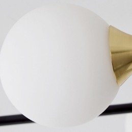 Sklenené guľôčkové stropné svietidlo Magic Bean