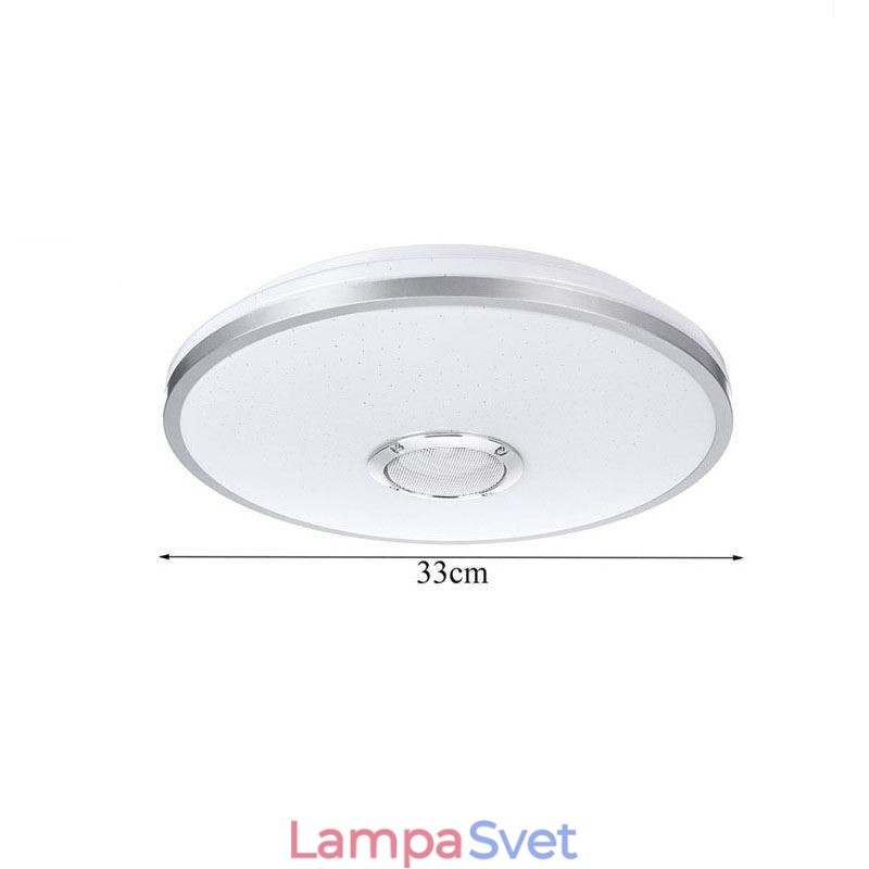 Zapustené farebné stropné svietidlo s funkciou časovania hudobného reproduktora Bluetooth