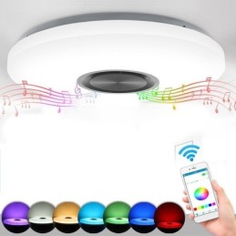 Zapustená dekoratívna lampa Diaľkové ovládanie APP Bluetooth Music Speaker Lampa
