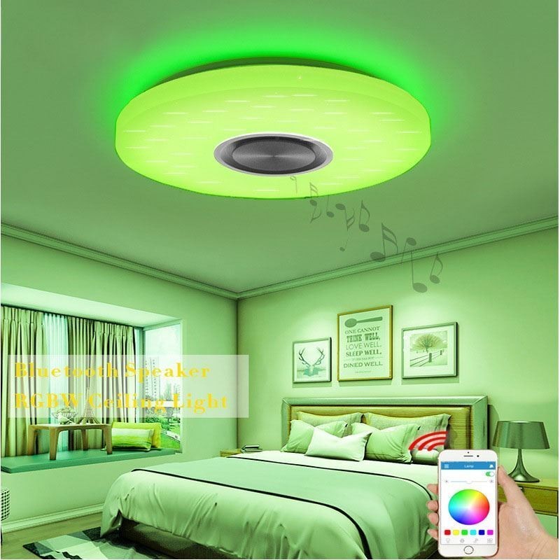 Zapustená dekoratívna lampa Diaľkové ovládanie APP Bluetooth Music Speaker Lampa