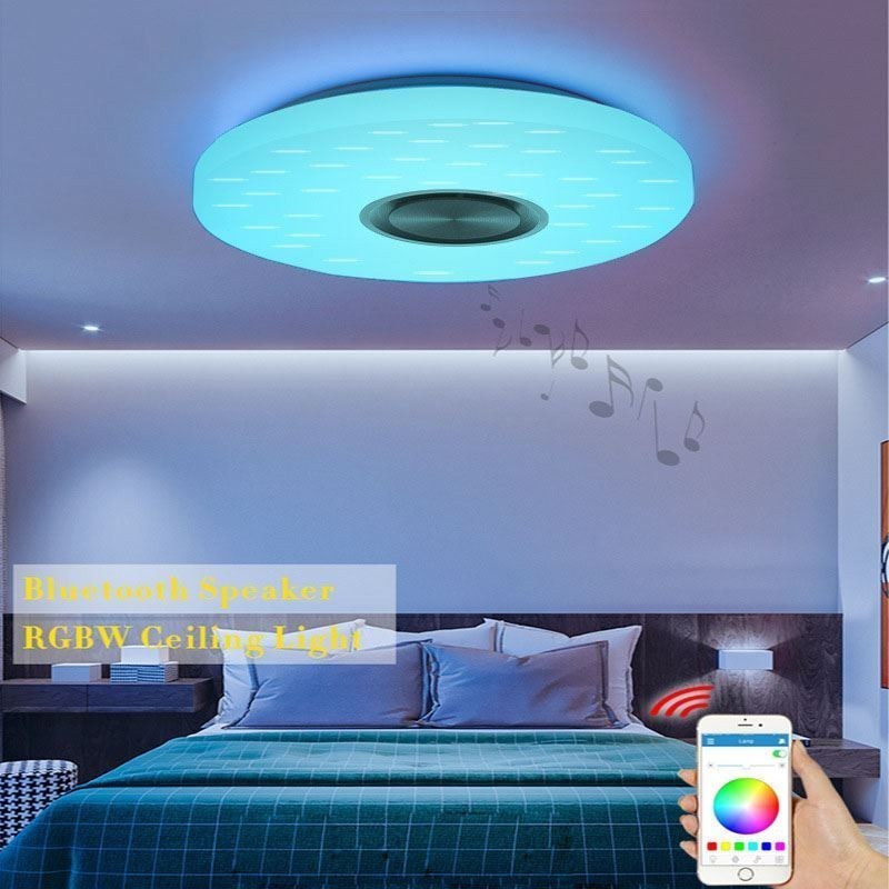 Zapustená dekoratívna lampa Diaľkové ovládanie APP Bluetooth Music Speaker Lampa