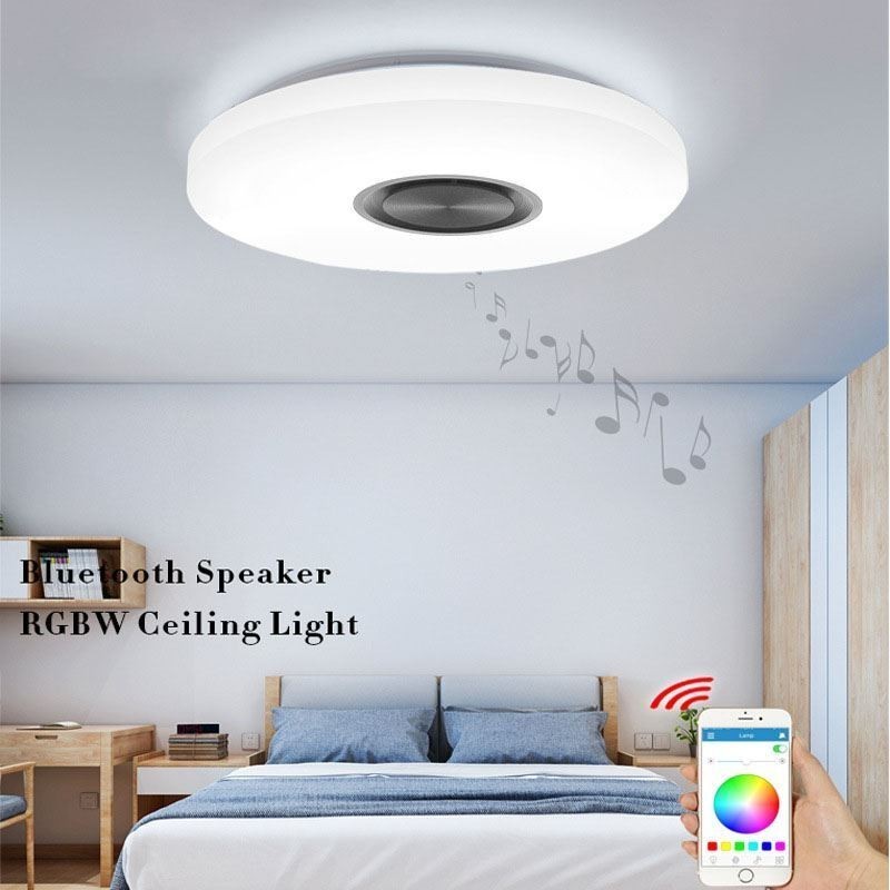 Zapustená dekoratívna lampa Diaľkové ovládanie APP Bluetooth Music Speaker Lampa