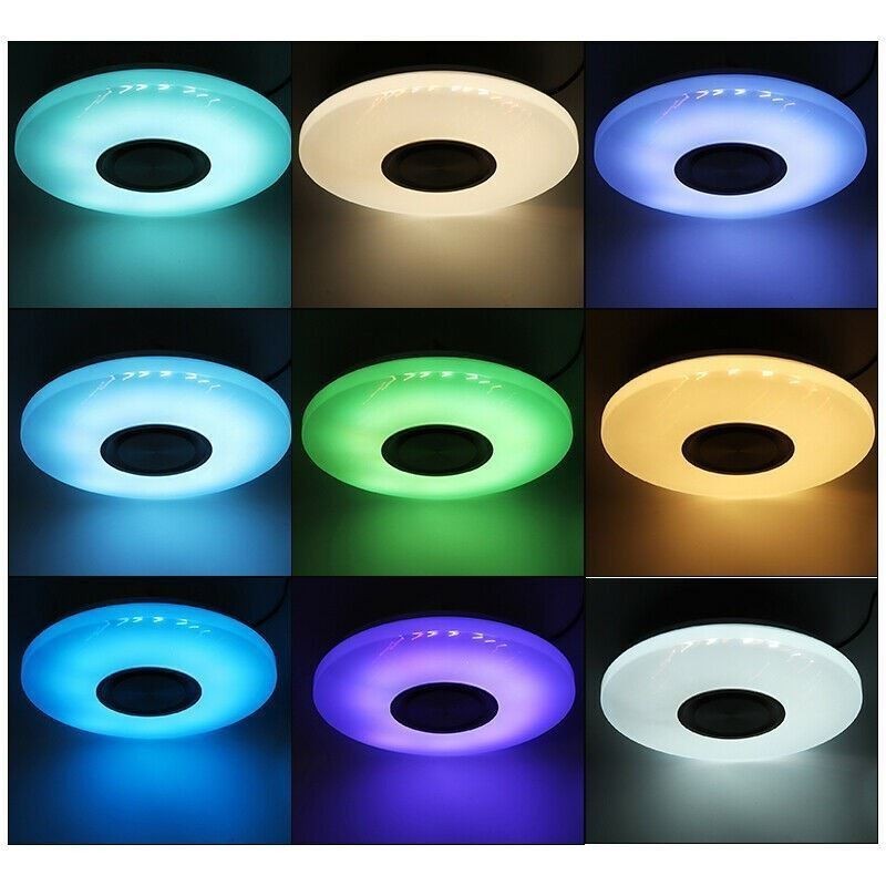 Zapustená dekoratívna lampa Diaľkové ovládanie APP Bluetooth Music Speaker Lampa