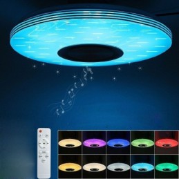 Zapustené stropné svietidlo Dekoratívne svietidlo Diaľkové ovládanie APP Bluetooth Music Speaker Lampa